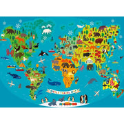 Ravensburger 13287-4 Animal World Map 150pc Jigsaw Puzzle