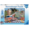 Ravensburger 13329-1 Fire Truck Rescue 100pc Jigsaw Puzzle