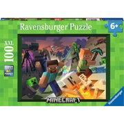 Ravensburger 13333-8 Monster Minecraft 100pc Kids Jigsaw Puzzle