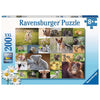 Ravensburger RB13353-6 Cute Animal Babies 200pc Jigsaw Puzzle