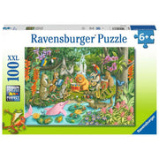 Ravensburger 13367-3 Rainforest River Band 100pc Kids Jigsaw Puzzle
