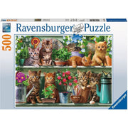 Ravensburger Cats on the Shelf Puzzle 500pc