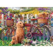 Ravensburger RB15036-6 Cute Dogs in the Garden 500pc Jigsaw Puzzle