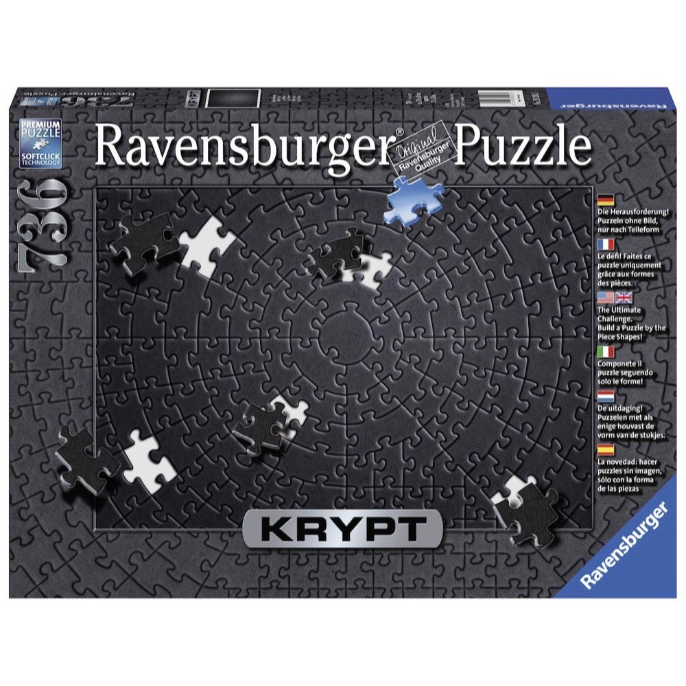 Ravensburger KRYPT Black Puzzle 736pc