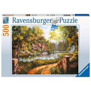 Ravensburger 16582-7 Cottage by the River 500pc Jigsaw Puzzle