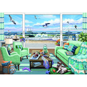 Ravensburger 16817-0 Beachfront Getaway 1000pc Jigsaw Puzzle