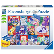Ravensburger 16938-2 Hello Kitty Cat Large Format 500pc Jigsaw Puzzle