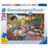 Ravensburger 16941-2 Cozy Backyard Bliss Large Format 750pc Jigsaw Puzzle