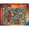 Ravensburger 16976-4 Awesome Alphabet I and J 1000pc Jigsaw Puzzle