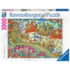 Ravensburger 16997-9 Floral Mushroom Houses 1000pc Jigsaw Puzzle