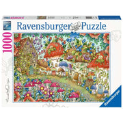 Ravensburger 16997-9 Floral Mushroom Houses 1000pc Jigsaw Puzzle