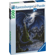 Ravensburger 17105-7 The Black and Blue Dragon 1500pc Jigsaw Puzzle