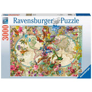 Ravensburger 17117-0 Flora and Fauna World Map 3000pc Jigsaw Puzzle