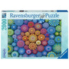 Ravensburger 17134-7 Radiating Rainbow Mandalas 2000pc Jigsaw Puzzle