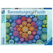 Ravensburger 17134-7 Radiating Rainbow Mandalas 2000pc Jigsaw Puzzle