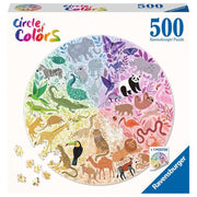 Ravensburger 17172-9 Circle of Colours Animals 500pc Jigsaw Puzzle