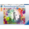 Ravensburger RB17379-2 New York Postcard 500pc Jigsaw Puzzle
