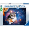 Ravensburger RB17439-3 Cats Flying to Outer Space 1500pc Jigsaw Puzzle