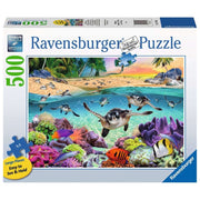 Ravensburger 17456-0 Race Of The Baby Sea Turtles Large Format 500pc Jigsaw Puzzle