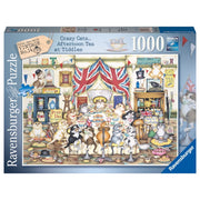 Ravensburger 17487-4 Crazycats Afternoon Tea Tiddles 1000pc Jigsaw Puzzle