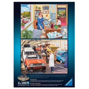 Ravensburger 17490-4 Trevor Mitchell 4 x 500pc Jigsaw Puzzle