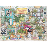 Ravensburger 17519-2 Crazy Cats… Tom Cats House Plants 500pc Jigsaw Puzzle