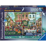 Ravensburger RB17554-3 Riverside Town 1000pc Jigsaw Puzzle