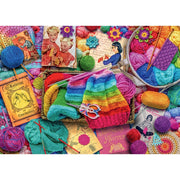Ravensburger 17620-5 Vintage Knitting and Crochet 1000pc Jigsaw Puzzle