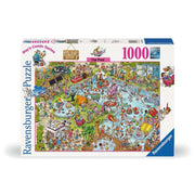 Ravensburger 17636-6 Holiday Resort 3 The Pool 1000pc Jigsaw Puzzle