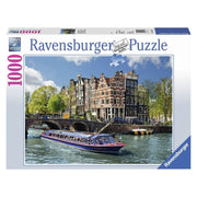 Ravensburger 19138-3 Canal Tour in Amsterdam 1000pc Jigsaw Puzzle
