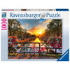 Ravensburger 19606-7 Bicycles in Amsterdam 1000pc Jigsaw Puzzle