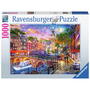 Ravensburger 19945-7 Sunset In Amsterdam 1000pc Jigsaw Puzzle