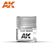 AK Interactive RC004 Real Colors Flat White Paint Acrylic Lacquer 10mL