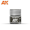 AK Interactive RC015 Real Colors Gun Metal Paint Acrylic Lacquer 10mL