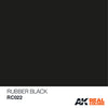 AK Interactive RC022 Real Colors Rubber Black Paint Acrylic Lacquer 10mL*