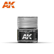 AK Interactive RC057 Real Colors Dunkelgrau-Dark Gray RAL 7021 Paint Acrylic Lacquer 10mL