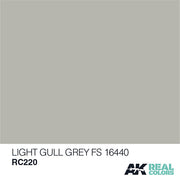 AK Interactive RC220 Real Colors Light Gull Grey FS 16440 Paint Acrylic Lacquer 10mL*