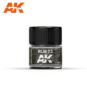 AK Interactive RC276 Real Colors RLM 72 Green (Grun) Paint Acrylic Lacquer 10mL