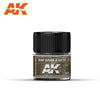 AK Interactive RC287 Real Colors RAF Dark Earth Paint Acrylic Lacquer 10mL
