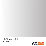 AK Interactive RC500 Real Colors Flat Varnish Paint Acrylic Lacquer 10ml