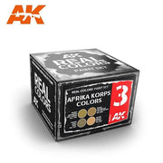 AK Interactive RCS003 Real Colors Afrika Korps Paint Set Acrylic Laquer
