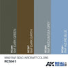 AK Interactive RCS041 Real Colors WWII RAF SEAC Aircraft Colors Paint Set Acrylic Laquer*