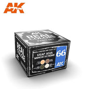 AK Interactive RCS066 Real Colors USAF Asia Minor Scheme Paint Set Acrylic Laquer