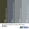 AK Interactive RCS070 Real Colors Belgian Air Force Colors 1990-00s Paint Set Acrylic Laquer*