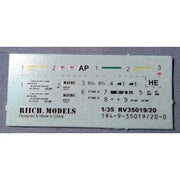 Riich 35020 1/35 U.S. M1 57mm Anti-tank gun on M2 Carriage (Late Version)