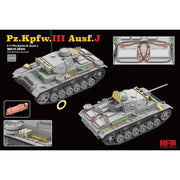 Rye Field Models 2005 1/35 Upgrade Set for 5070 Panzer III Ausf J