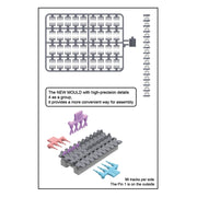 Rye Field Models 5002U 1/35 Workable Track Links For Tiger I Early New Mould Upgraded Version