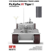 Rye Field Models 5017U Workable Track Links For Tiger I Late New Mould Upgraded Version