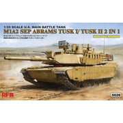 Rye Field Model 1/35 US MBT M1A2 SEP Abrams Tusk I / Tusk II 2 in 1 5026