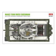 Rye Field Models 5042 1/35 M4A3 76W HVSS Sherman With full interior